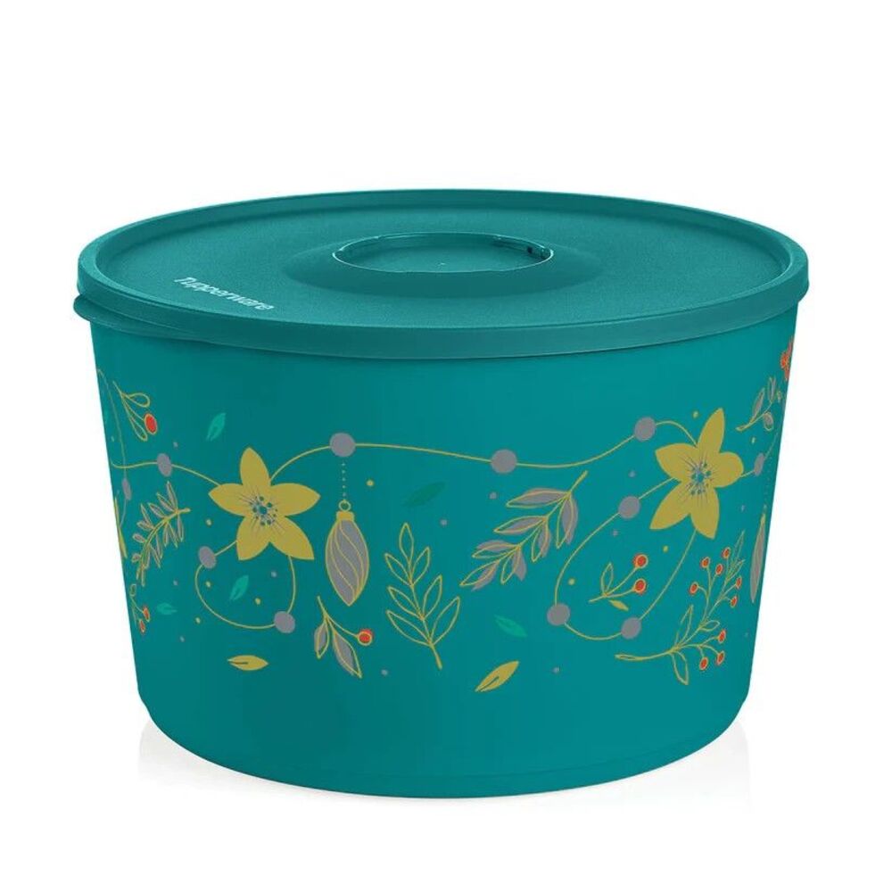 NEW Tupperware Holiday Holly Large Serving Bowl 28 Cup food storage